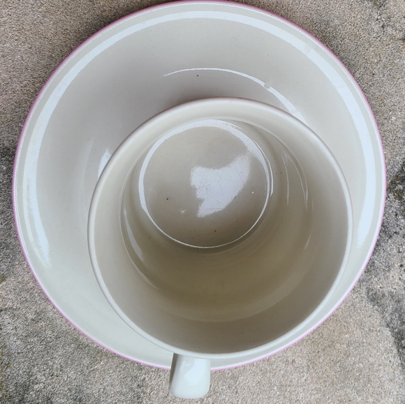 VTG China Pearl Stoneware Tea Cup & Saucer set - Picture 6 of 12